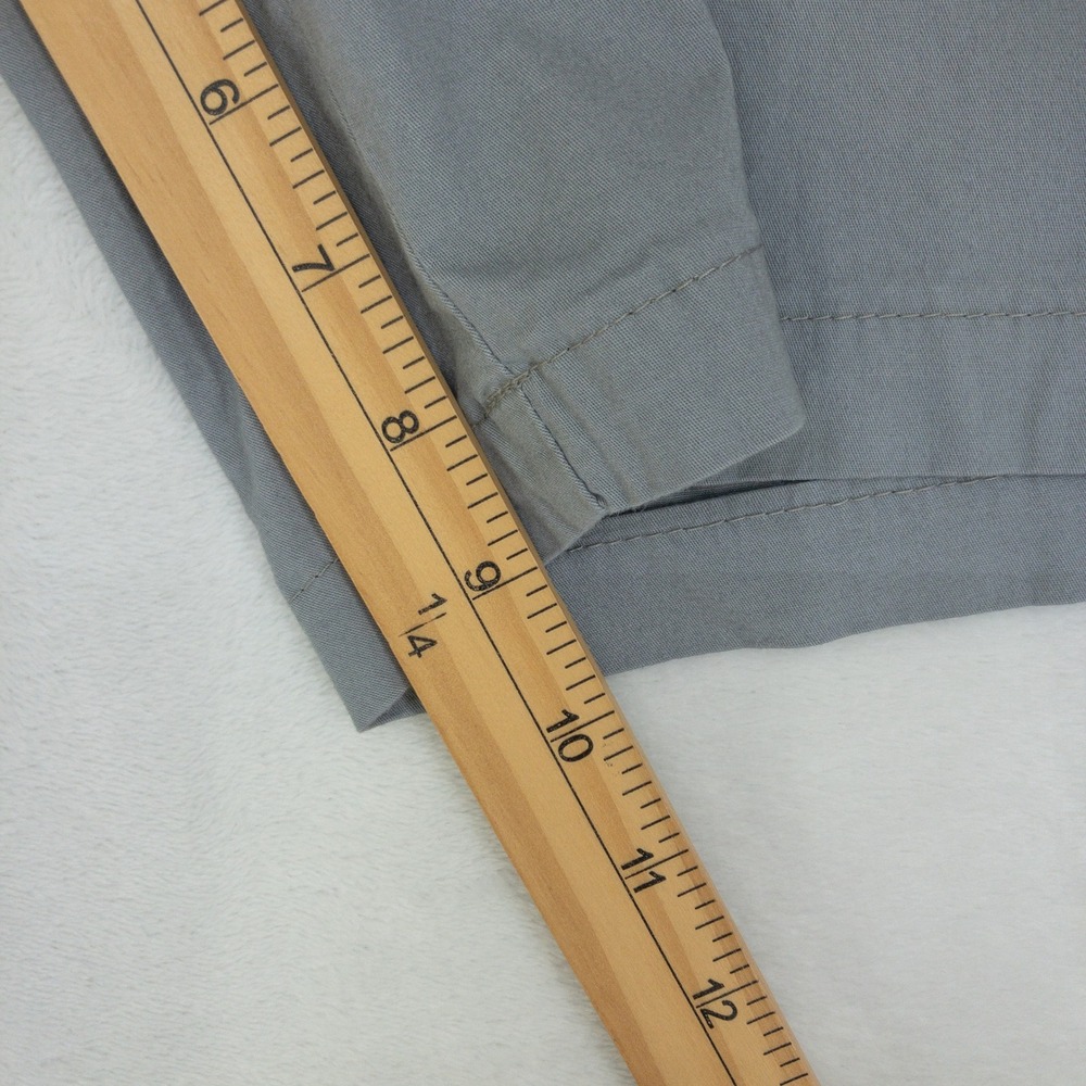 Lee Bermuda Shorts Womens 14 Grey Flex-To-Go Relaxed Fit 9" Cargo Stretch New - Picture 14 of 14